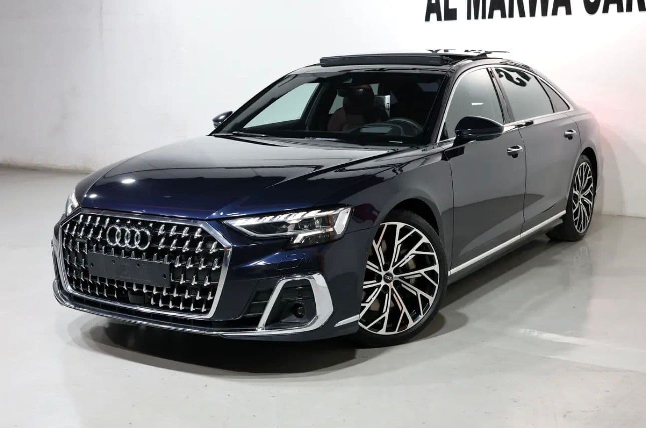 2022 Audi A8 L 55 TFSI quattro -92000KM-GCC specs-Excellent condition - Thumbnail 2