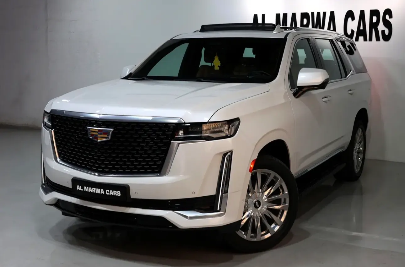 2022 Cadillac Escalade Sport.  - GCC-spec SUV is in pristine condition  -Still under warranty & service  - Thumbnail 2
