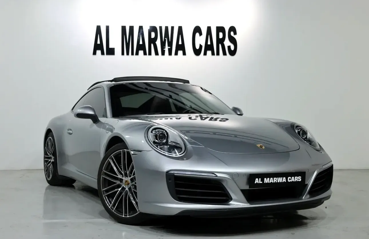 PORSCHE CARRERA 911 -2018 -FULL SERVICE HISTORY FROM AL NABOODA  -GCC SPECS - Image 1