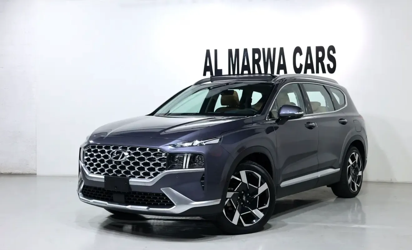 2022 Hyundai Santa Fe Premium Plus  - GCC specifications -Full service history -UNDER WARRANTY - Thumbnail 2