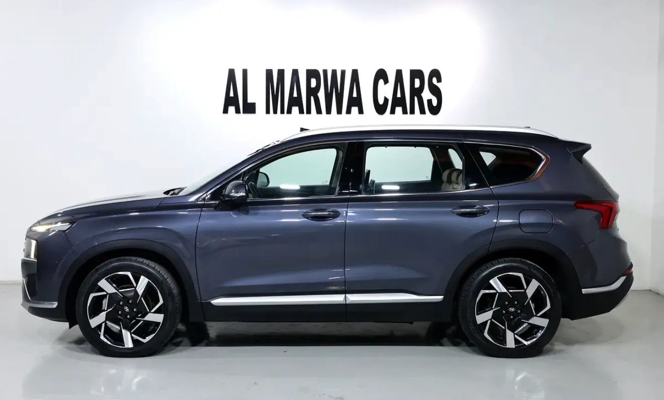 2022 Hyundai Santa Fe Premium Plus  - GCC specifications -Full service history -UNDER WARRANTY - Thumbnail 7