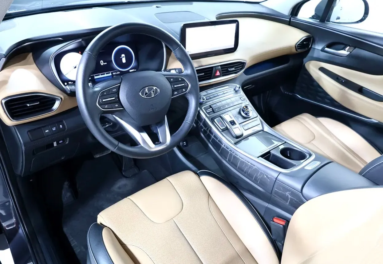 2022 Hyundai Santa Fe Premium Plus  - GCC specifications -Full service history -UNDER WARRANTY - Thumbnail 10