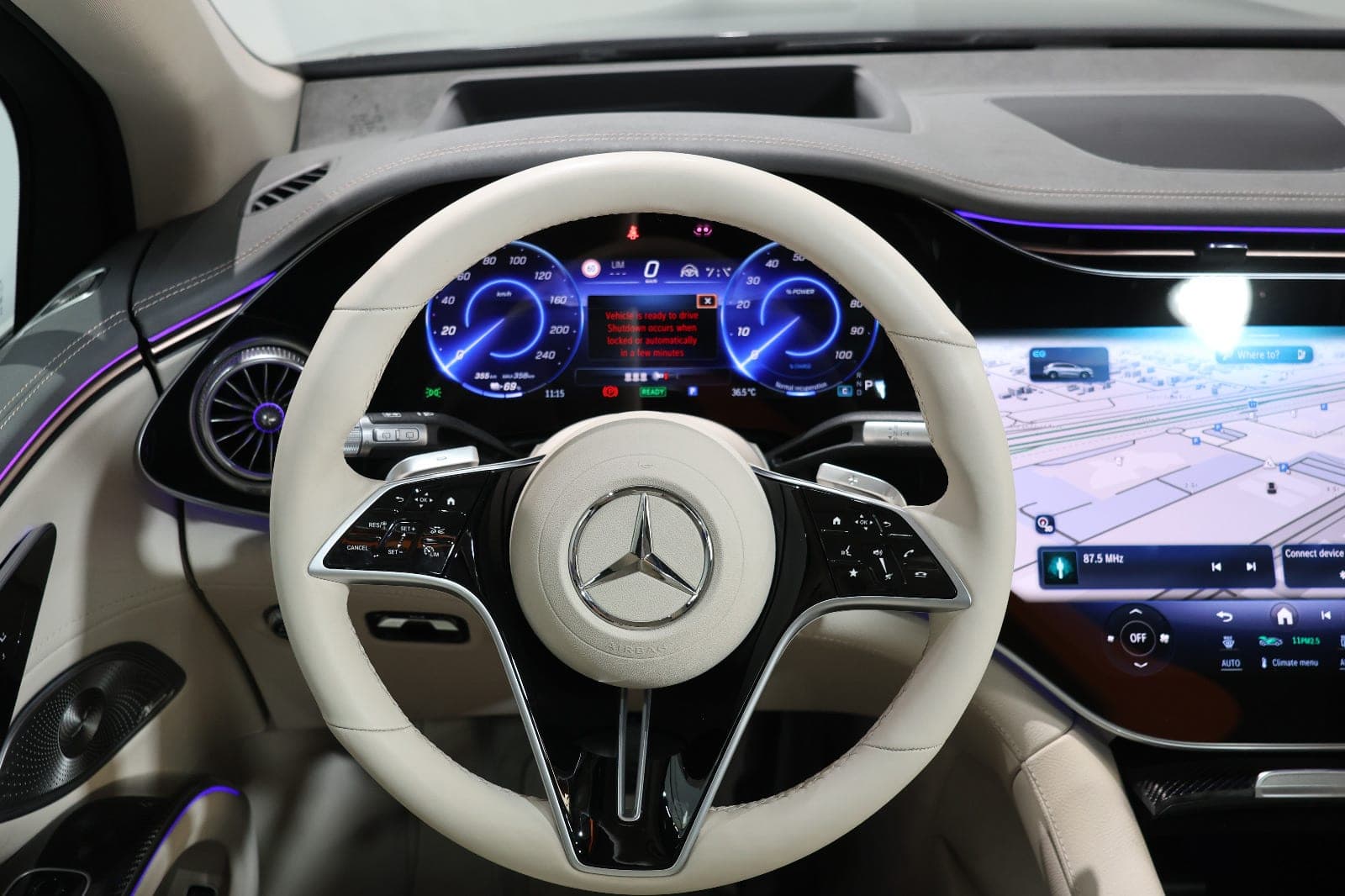 Mercedes-Benz EQS 580 4MATIC | 2023-33000KM | GCC Specs |  in immaculate condition. - Thumbnail 12