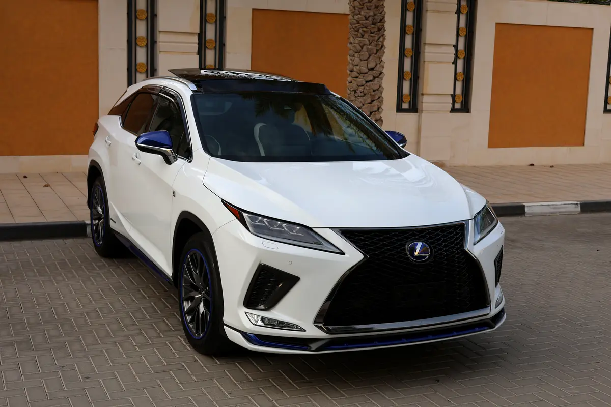 Lexus RX450h-F SPORT-2021-152000KM-GCC SPECS-EXCELLENT CONDITION full service history at Lexus - Thumbnail 6